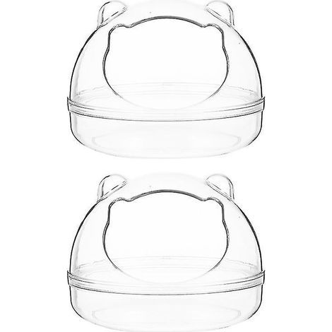 2 récipients pour bain de hamster (1/3)