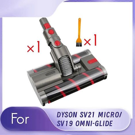 Brosse pour aspirateur Pour SV21 MICRO/SV19 OMNI – GLIDE Double Roller Brosse Kit Aspirateur Head Replace Motor Head Soft Roller Aspirateur Head (1/5)
