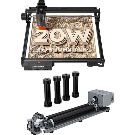 Cortadora láser de alta precisión, compatible con diversos materiales, kit A20 PRO V2 3 EU (1/2)