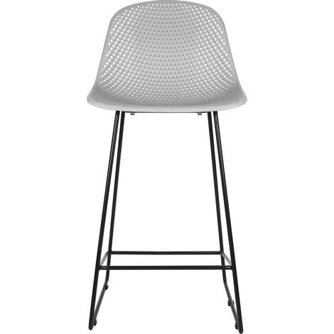 Chaise de bar en métal design moderne MESH (1/2)