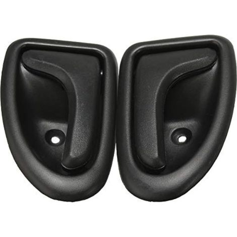 1 par de manijas interiores de puerta delanteras y traseras izquierda y derecha compatibles con Renault Megane Clio 7700353282 7700353283 (1/4)