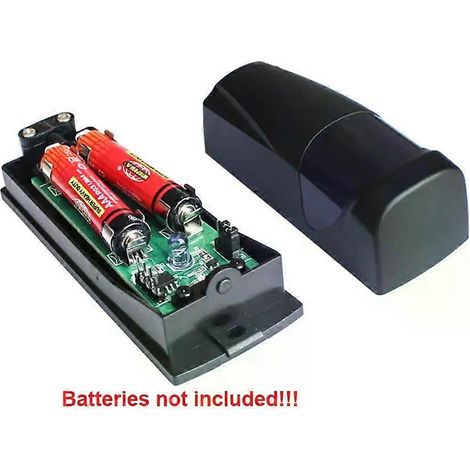 Détecteur infrarouge sans fil à cellule photoélectrique 12 V/24 V alimenté par batterie pour ouvre-portail automatique (batterie non incluse) - JXLGV (1/4)