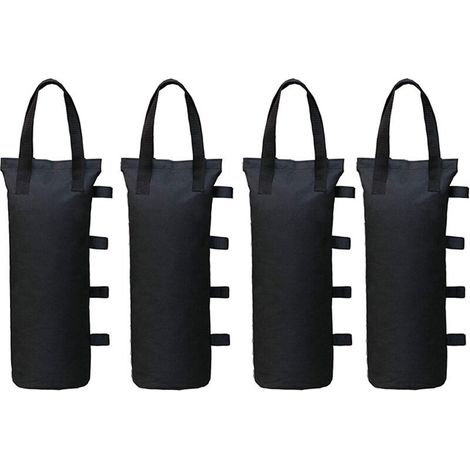 Pesi per gazebo industriali 600D, set da 4 pesi per gazebo, rivestimento interno in PVC, sacco di sabbia per gazebo, tenda a montaggio rapido, tendalino o ombrellone (tubo singolo)