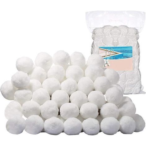 4YANG Pool Filter Balls - Multifunctional, Reusable & Lightweight - White