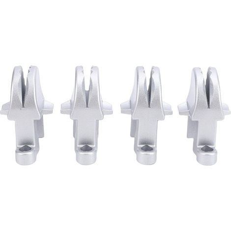 Lot de 4 clips de pare-chocs réglables pour bateau - Repositionnement rapide du rail carré - Ajusteurs de suspension pour yacht ponton (1/5)