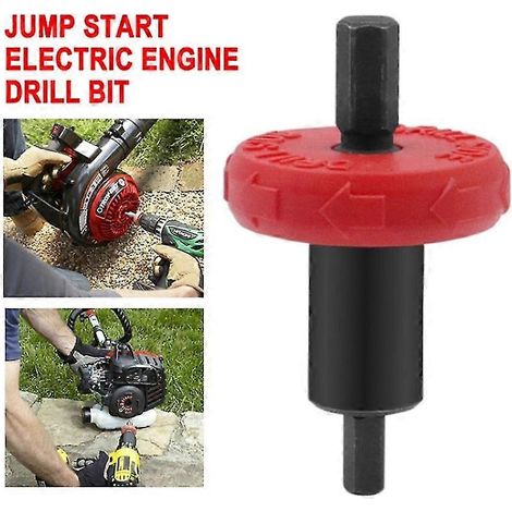 Adaptateur de moteur de perceuse électrique pour démarreur de moteur de tondeuse à gazon, adaptateur de démarrage facile (1/5)