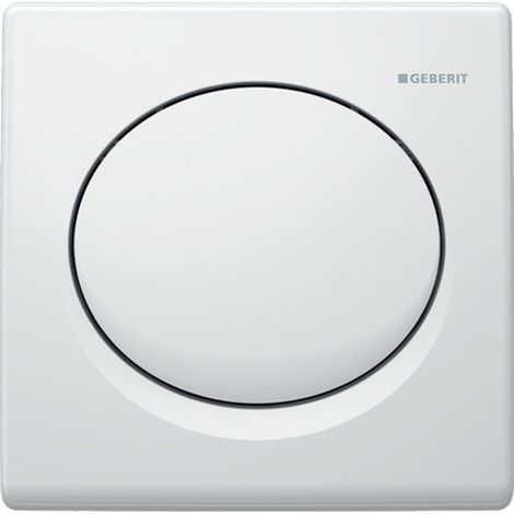 Geberit - Comando di risciacquo urinali, bianco alpino 115.820.11.5 (1/5)