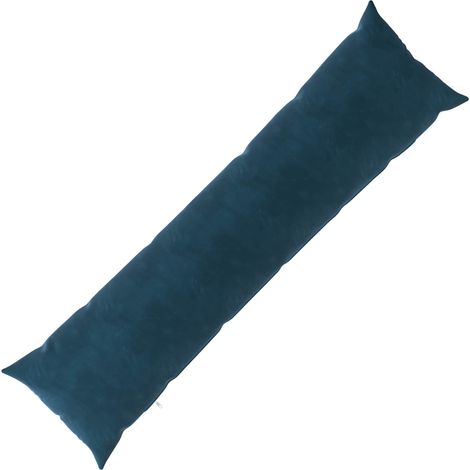Housse de coussin HEERLEN Bleu 40 x 145 cm Velours vidaXL (1/5)