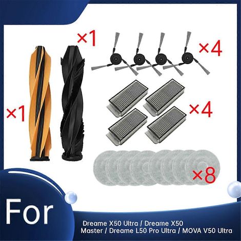 Zubehör-Set 18 Stück für Dreame X50 Ultra Dreame X50 Master Dreame L50 Pro Ultra Mova V50 Ultra Roboterstaubsauger (1/5)