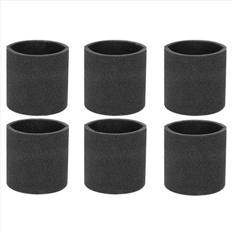 Lot de 6 filtres de rechange 90585 en mousse VF2001 pour aspirateur eau et poussière (pièces de rechange 9058500) (1/4)