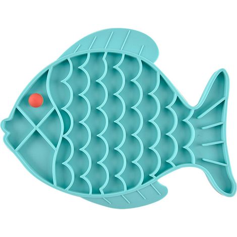 royaluxe - Gamelle d'alimentation Lente, Gamelle Anti Glouton Chat Chien, Chien Anti-Dérapante, Tapis de Lechage pour Chien ou Chat , Favorise Une Digestion Lente pour Les Chiens et Les Chats (1/5)