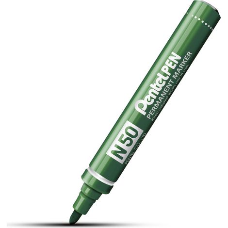 Pentel N 50 marcatore permanente Tipo di punta Verde 12 pz (1/4)
