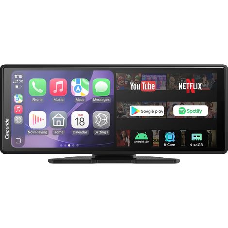 W903 Plus Display 9.3" 4+64GB Android Auto GPS  Play, Online/Offline GPS, Mirror Link, Bluetooth and Car Rear View Camera with IPS HD Touch Screen (1/5)