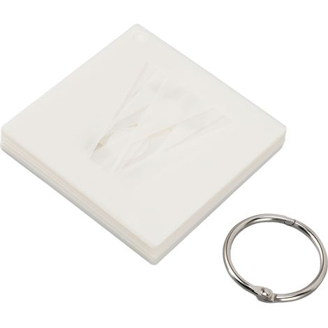Ensemble de 36 pochoirs de 5 cm (2 pouces) comprenant des lettres et des chiffres, pour peinture à la bombe. Modèles réutilisables pour loisirs créatifs et arts plastiques, avec anneau métallique. (1/5)