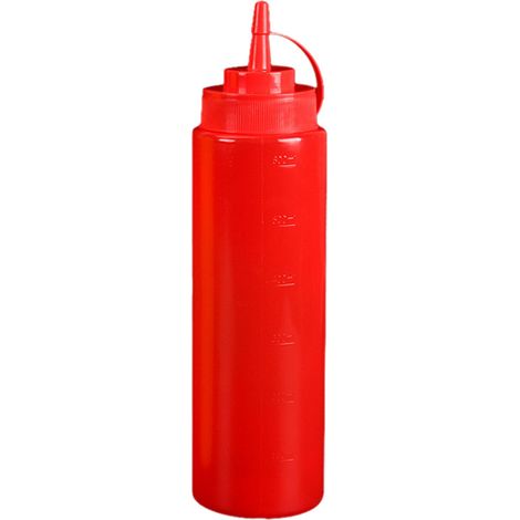 Bouteille À Assaisonnement - 24 Oz - En Polypropylène Alimentaire - Pour Sirop Ketchup Vinaigrette Huile - 1 Pièce (1/5)