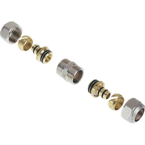RACCORDO A STRINGERE DIRITTO DOPPIO 'ART. 530 / 540' 'art.530' - 16 x 16  - ICMA