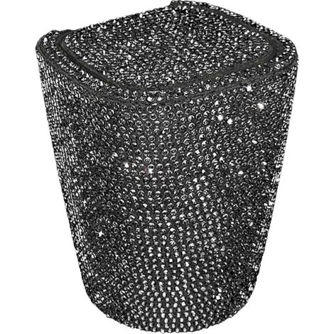 Cendrier de voiture incrusté de diamants, design original avec couvercle, aération intégrée et éclairage LED. (1/5)