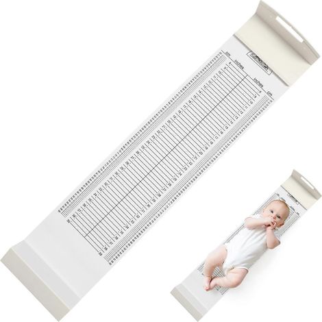 Toise pour bébé, nourrisson, nouveau-né, usage domestique, PVC, 1 pièce (1/3)