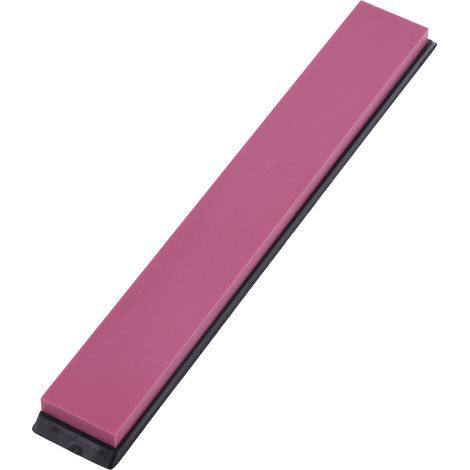 Pierre à aiguiser portative 3000 rose - Base incluse pour outils de cuisine, couteaux et ciseaux (150mm, 3 grains) (1/5)
