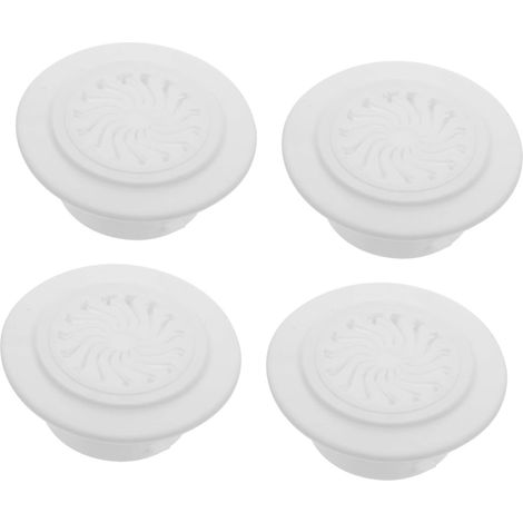 Cache-trou Décoratif pour Climatiseur en Plastique Blanc, Lot de 4 Pièces, Solide Design Structurel Raisonnable, pour Ventilation Murale (1/5)