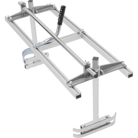 Motosierra, aluminio de alta resistencia, grosor de apertura ajustable de 1/2" a 12", ancho máximo de apertura de 31,5", compatible con motosierras de 14" a 36", dimensiones 36" x 12,6" x 18" (1/5)