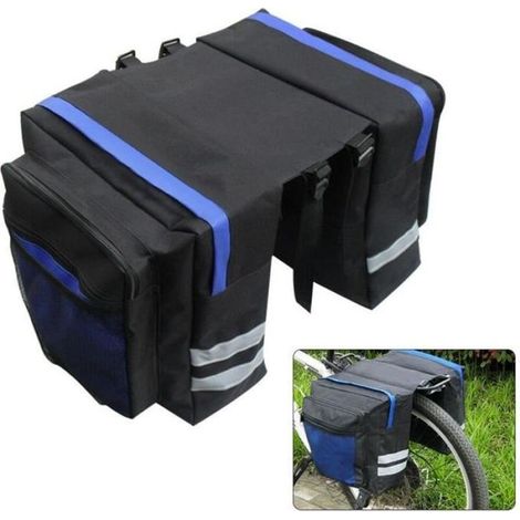 Sacoche de porte-bagages arrière pour vélo - Sacoche de vélo de 30 litres - multifonctionnelle et facile à transporter (1/4)