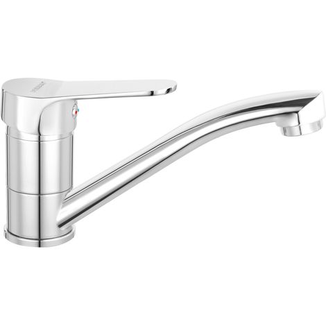 Robinet de lavabo sur pied Isso avec bec pivotant, chromé (1/2)