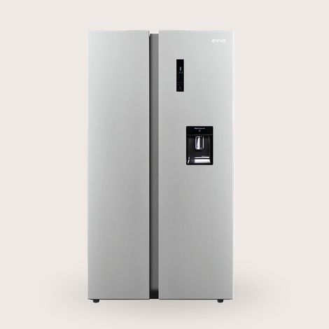 EVVO Frigorífico Americano 2 Puertas, Total No Frost, Compresor Inverter, Capacidad frigorífico 356L y 203L Nevera, Dispensador (1/5)