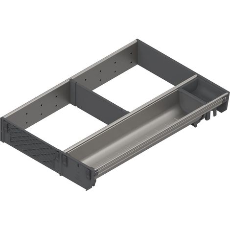 BLUM ORGA-LINE Besteckeinsatz Facheinteilung Set ZSI.XXXKI3N, NL 450mm, grau (1/5)