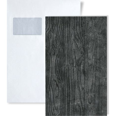 1 SAMPLE PIECE S-24951 WallFace DAKOTA CLASSY BlackSTRUCTURE Collection Wall panel SAMPLE in DIN A5 size