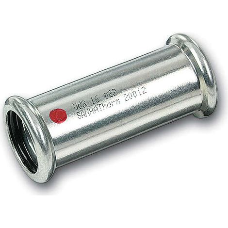 Sanha Manguito deslizante acero galvanizado diámetro 108 mm plateado