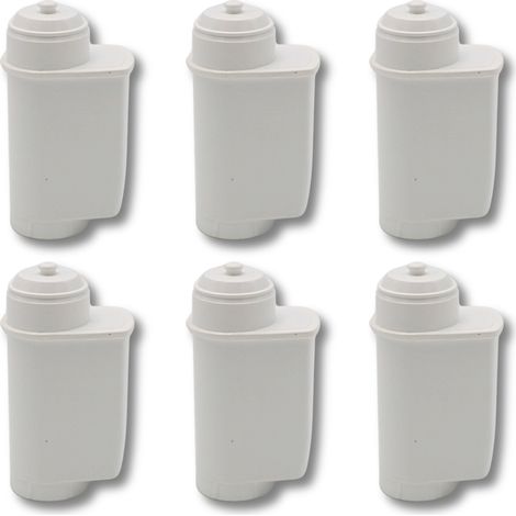 Ersatzteil - SOS Accessoire Lot de 6 Filtre à eau pour machines à café automatique Siemens EQ Series, EQ3/EQ6/EQ9, S700, 3200 Bosch TCZ7003, TCZ7033, pour Brita Intenza - - SIEMENS, BOSCH, GAGGENAU, (1/2)