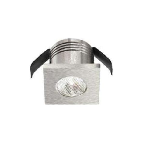 Faretto ad incasso led gea luce glam 3w 4000k nichel - gfa902n (1/2)