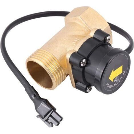 Commutateur de débit d'eau 220V – Capteur de débit pour chauffe-eaux à basse pression – Résistant aux hautes températures – Acier inoxydable - HT-800 (1/5)
