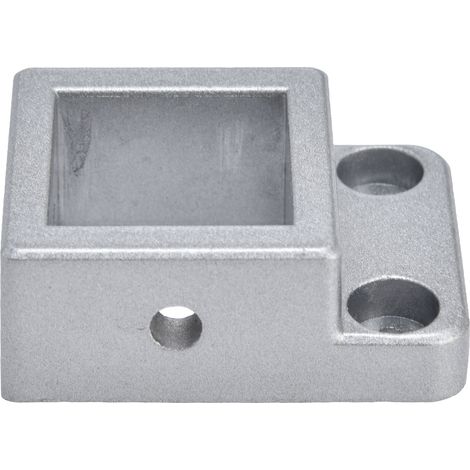 Raccord profilé aluminium base fixe bloc de liaison 1 voie coin carré accessoire 3030 (1/5)