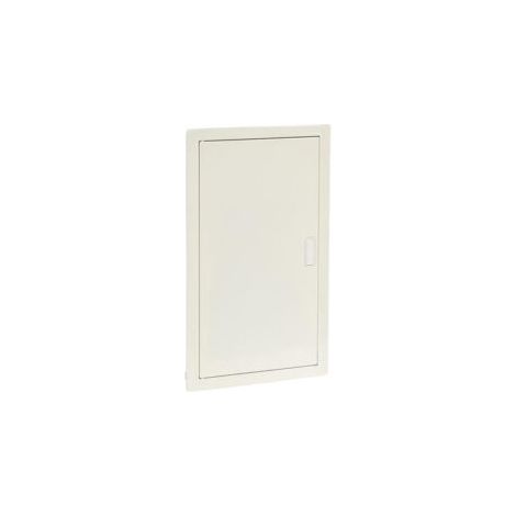 Legrand – Coffret modulaire encastré 3 rangées 36+6 modules – Porte métal extra plate blanche – Pour cloisons sèches et maçonnerie