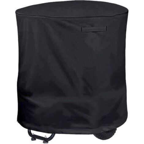 Housse imperméable et robuste pour broyeur de branches et de feuilles (85 x 110 cm), noire (1/4)