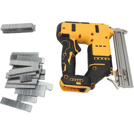 Brad Nailer Pistolet à clous électrique sans fil 2 en 1 pour menuiserie, charpentier, 1280 W, 20 V. (1/3)