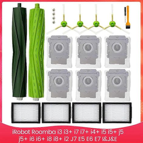 Ersatzteile für iRobot Roomba I3, I3+, I7, I7+, I4+, I5, I5+, J5, J5+, I6, I6+, I8, I8+, I2, J7, E5, E6, E7 (I-, J- und E-Serie) Staubsauger.