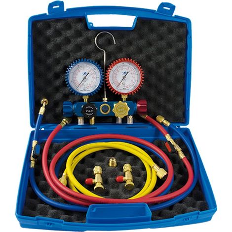 Kit gruppo manometrico analogico per gas r410-r32 - Idrhaus
