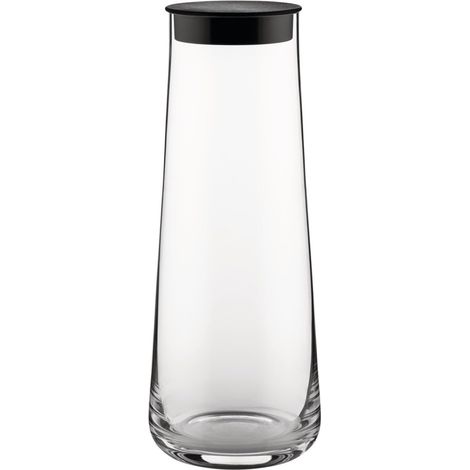 Alessi Eugenia NF09/3100 Caraffa Con Tappo In Silicone, Vetro Cristallino, 110 cl