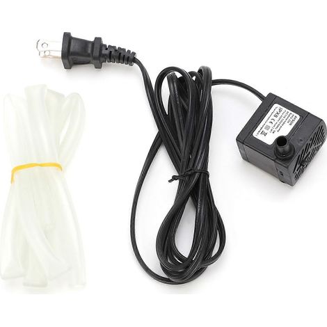 Mini-Tauchpumpe 3W 80GPH Leise mit 3,3ft Schlauch für Aquarien AC110‑