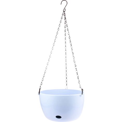 Pot À Plantes Suspendu - Pour Fenêtre Extérieur Intérieur - Métal Noir - 32 x 6 x 6 cm - 1 Pièce (1/5)