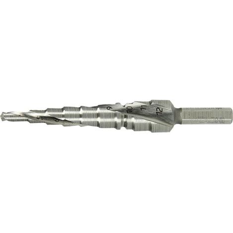 Foret pour tôle goujure hélicoïdale HSS Ø 4 12mm HIKOKI 780106