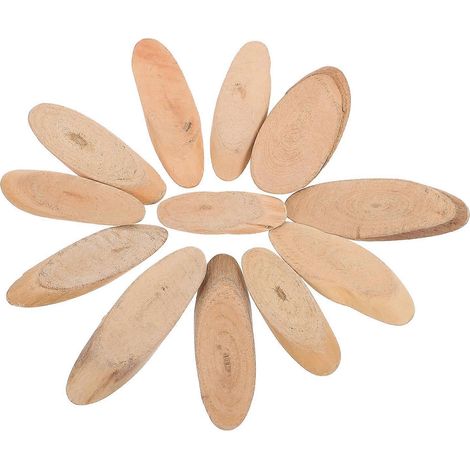 Éléments décoratifs en bois flotté, matériau naturel pour décoration de table de mariage ou de fête, beige, 8,00 x 2,80 x 0,70 cm, 1 lot (1/5)