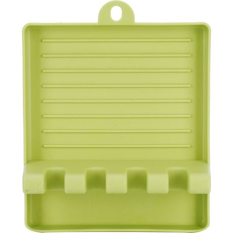 Porte-couteaux 2 en 1 avec planche à découper intégrée - Accessoire de rangement cuisine en acier inoxydable (1/5)