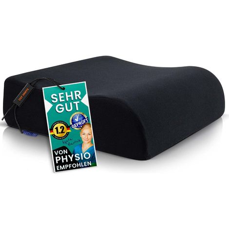 Coussin Rehausseur Ergonomique pour Chaise, Bureau et Voiture - Coussin d’Assise Confortable 13cm Épais pour Adulte - Idéal comme Rehausseur de Siège pour Bureau, Conducteur ou Chaise de Cuisine (1/5)