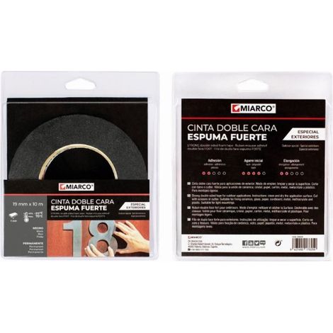 Nastro biadesivo doppia faccia schiuma EXTE DC-2501
