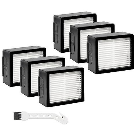 Filtres pour aspirateur Techecook Roomba i3 i7, lot de 6 avec brosse (1/3)