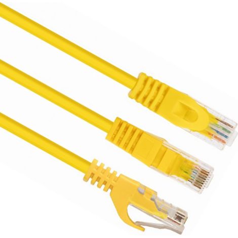 gembird PP6U-2M/Y câble réseau ethernet jaune 2 mètres (1/5)
